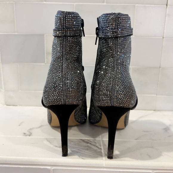 INC Womens International Concepts Shoes Inc Isauria Stiletto Booties Rhinestone - Picture 5 of 8